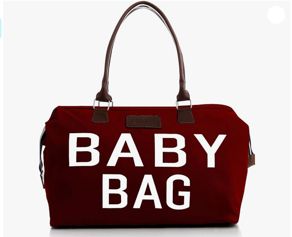 Maroon best sale diaper bag