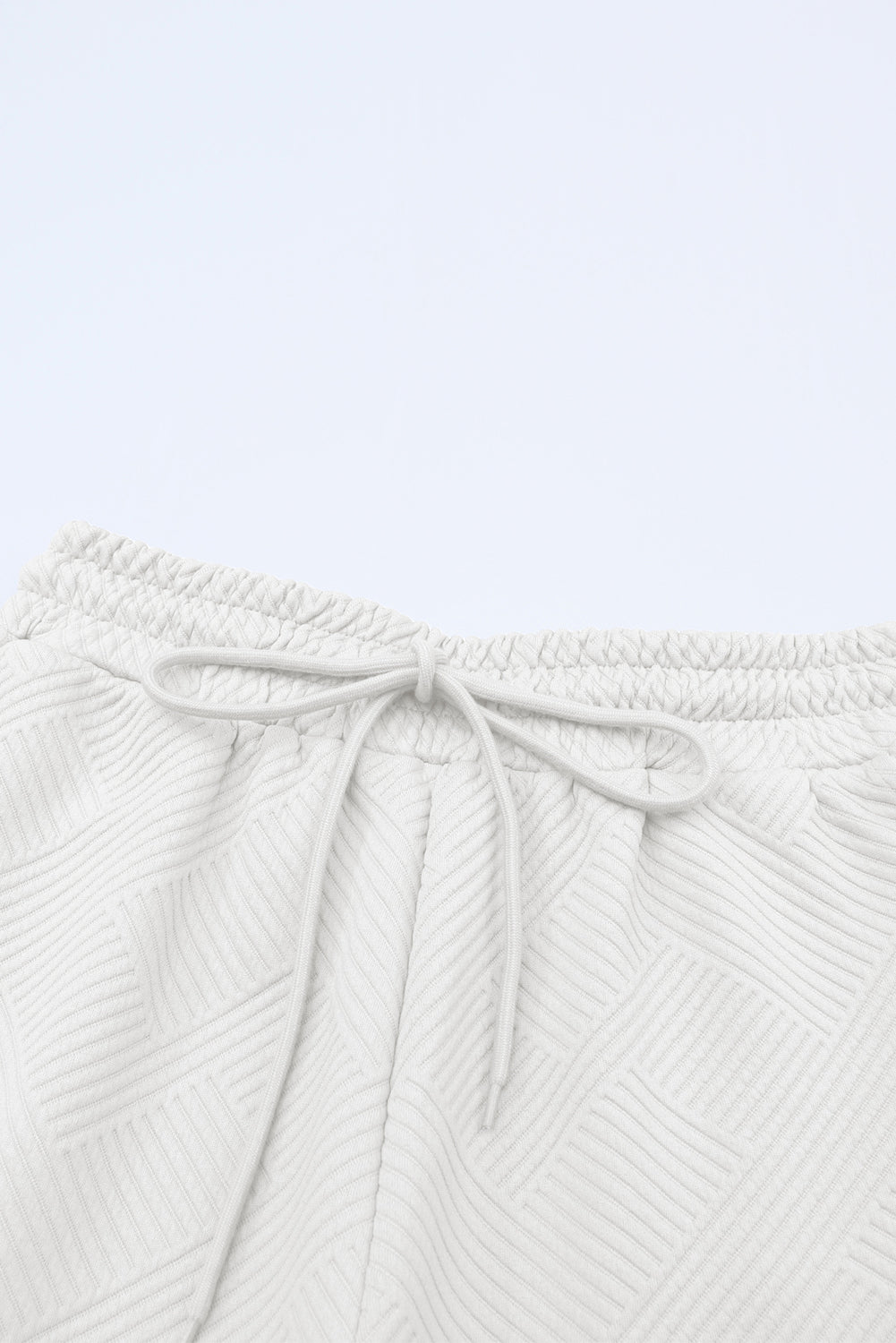 Stylish White Women's T-Shirt & Pants Set - Relaxed Fit