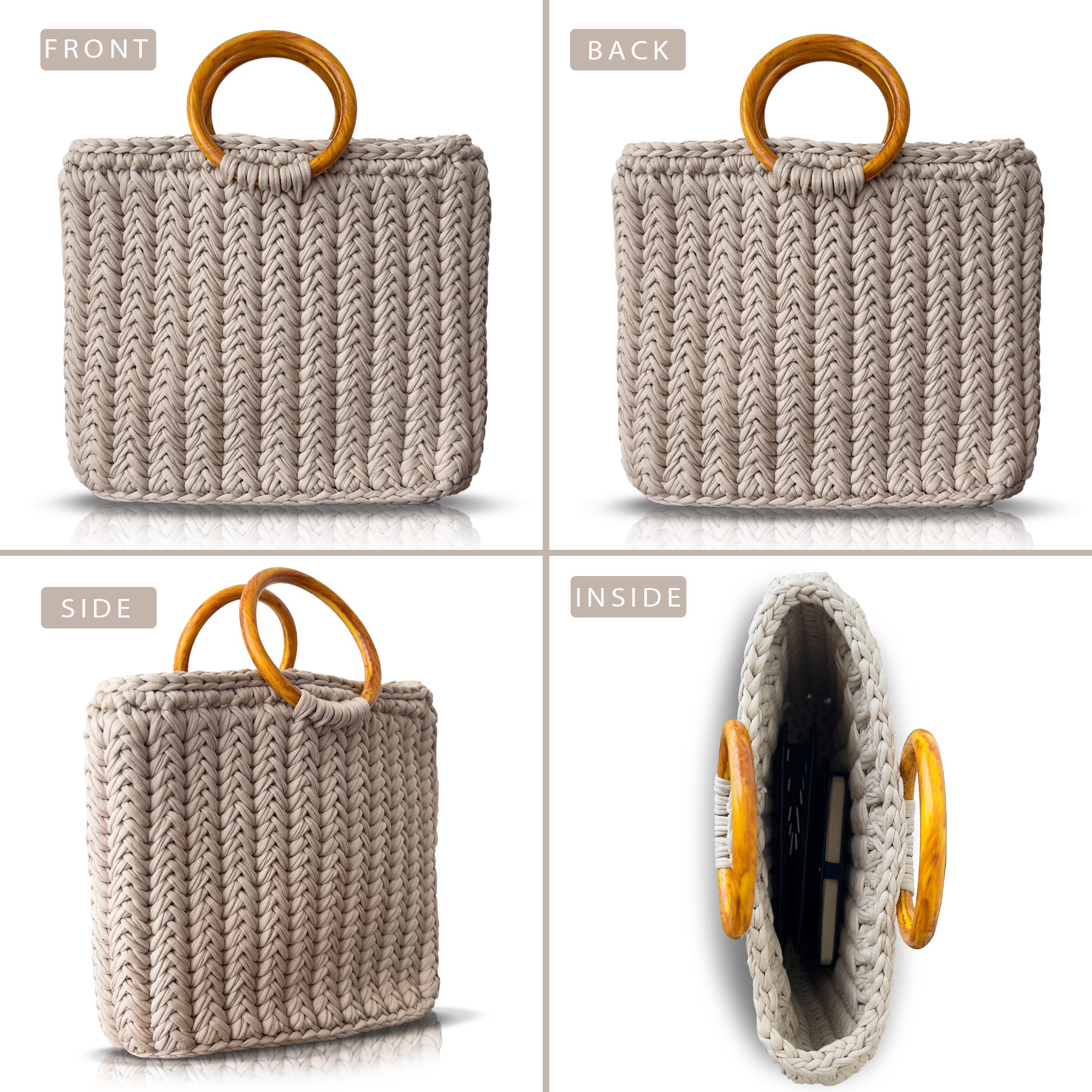 CHQEL Evening Clutch Bag for Women, Handmade Crochet Wedding Party Purse, Small Flap Formal Crossbody Handbag Evening Clutch
