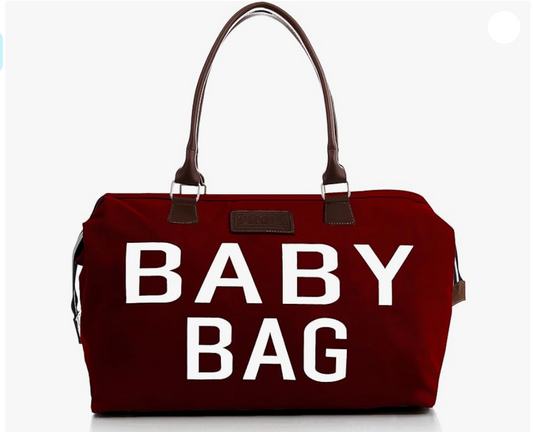 Baby Diaper Bag - Hospital & Travel Ready ( BURGUNDY)