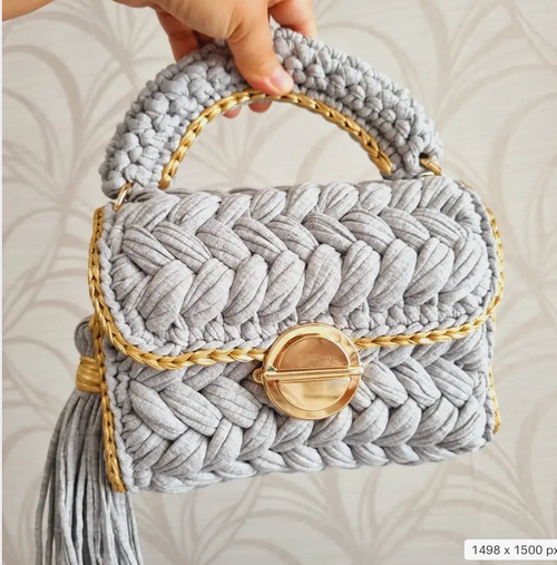 CHQEL Evening Clutch Bag for Women, Handmade Crochet Wedding Party Purse, Small Flap Formal Crossbody Handbag Evening Clutch