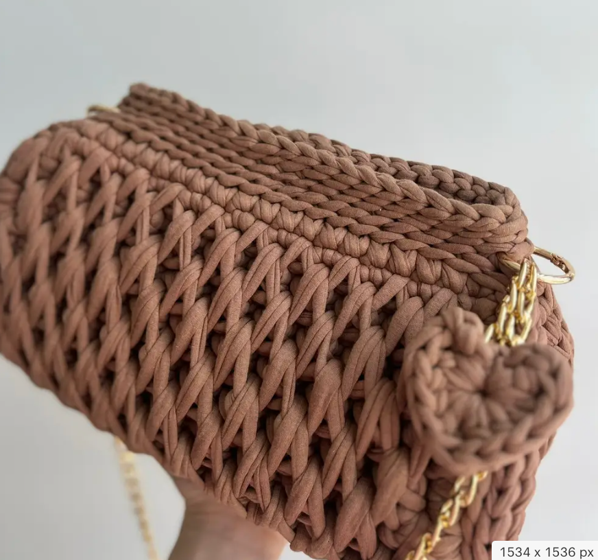 CHQEL Evening Clutch Bag for Women, Handmade Crochet Wedding Party Purse, Small Flap Formal Crossbody Handbag Evening Clutch