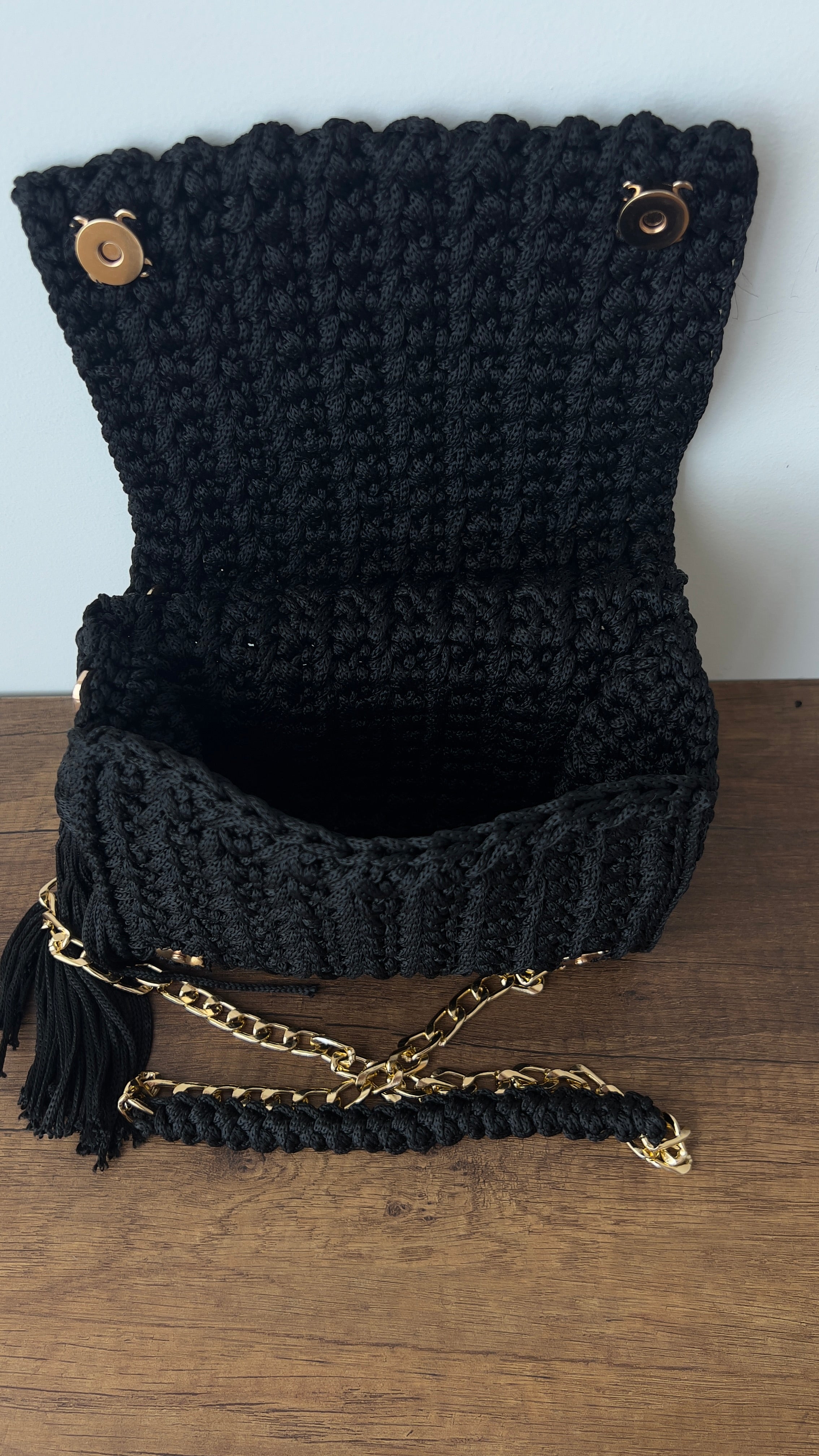 CHQEL Evening Clutch Bag for Women,  Handmade Crochet  Macrame  Yarn  Wedding Party Purse, Small Flap Formal Crossbody Handbag Evening Clutch