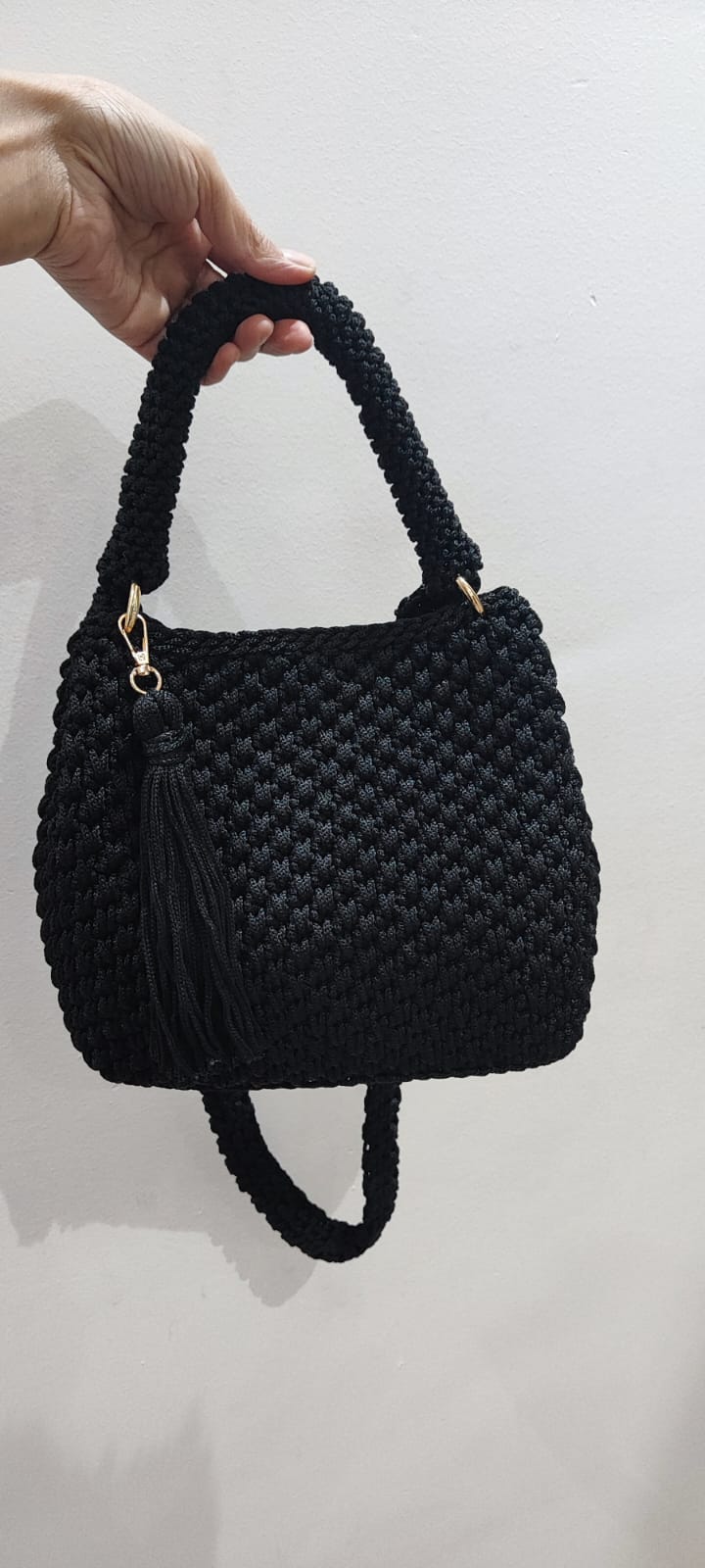 CHQEL Evening Clutch Bag for Women,  Handmade Crochet  Macrame  Yarn  Wedding Party Purse, Small Flap Formal Crossbody Handbag Evening Clutch