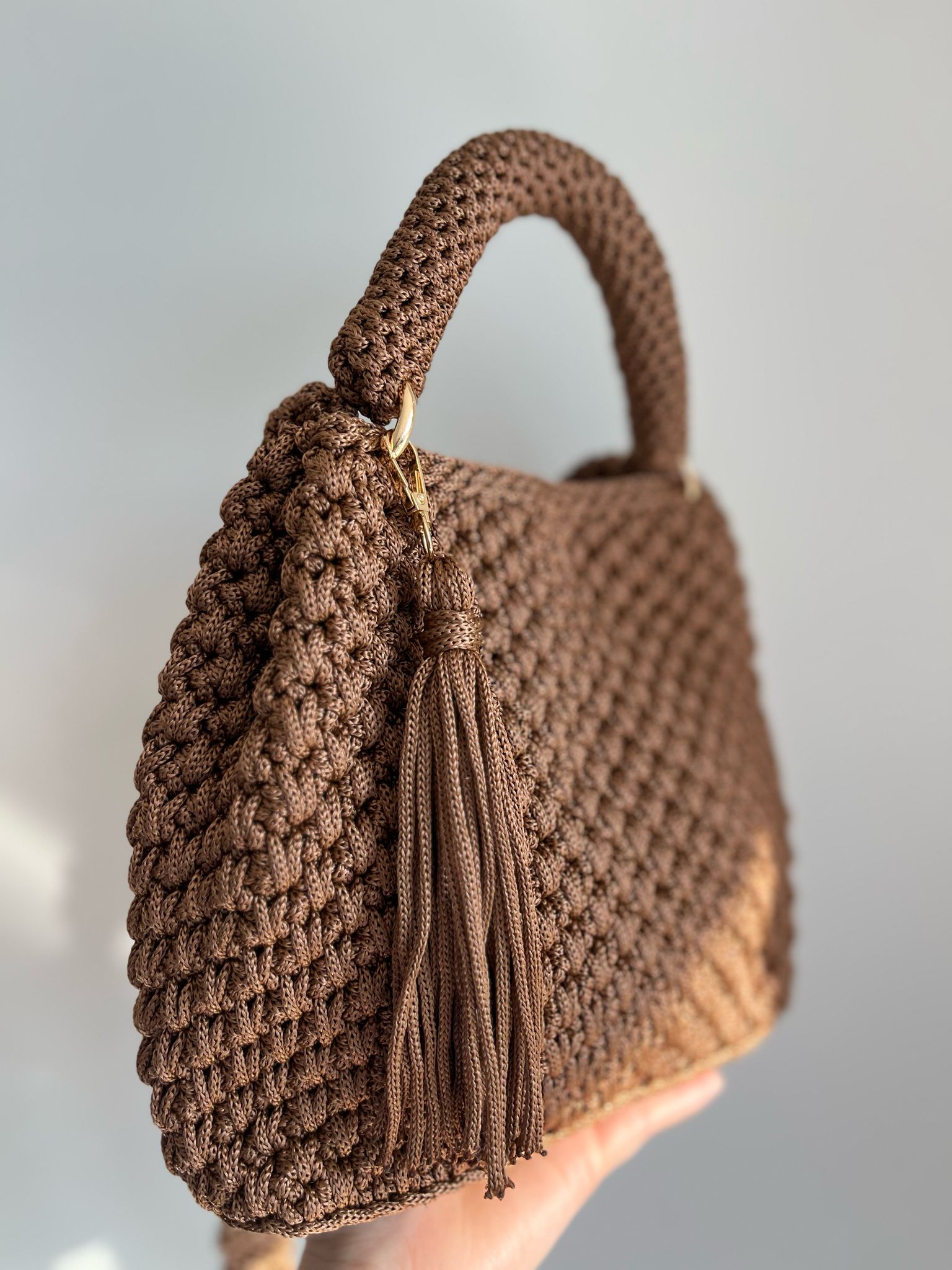 CHQEL Evening Clutch Bag for Women,  Handmade Crochet  Macrame  Yarn  Wedding Party Purse, Small Flap Formal Crossbody Handbag Evening Clutch