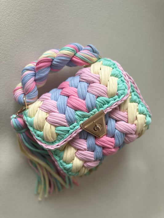 Crochet Evening Wedding Party Clutch Bag (BABY)