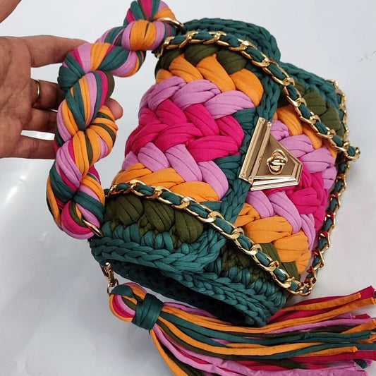 Crochet Evening Wedding Party Clutch Bag (CIMEN)