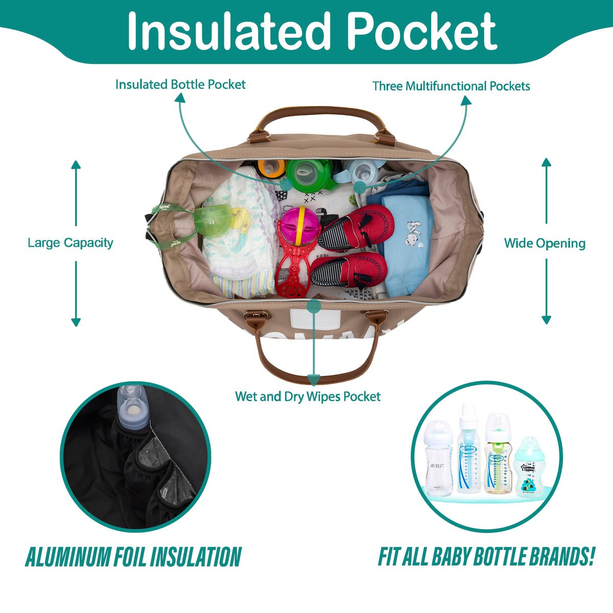 Foldable Baby Travel Bed Bag With Baby Diaper Changer